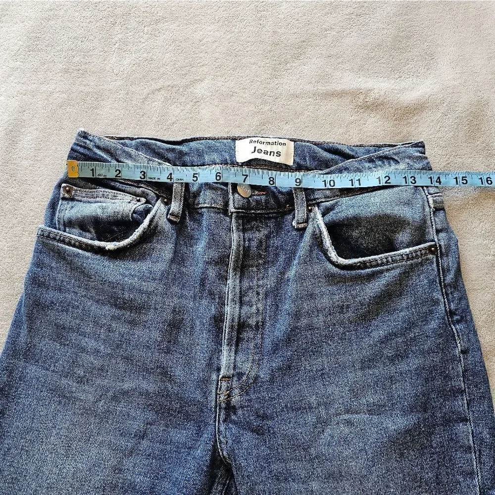 Reformation Serena High Rise Skinny Jean In Kasai Size 26